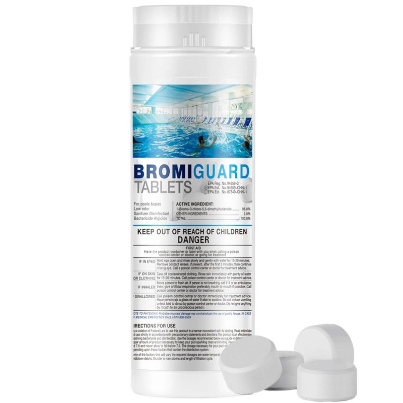 1-bromo-3-chloro-5,5-dimethylhydantoin para sa swimming pool at spa